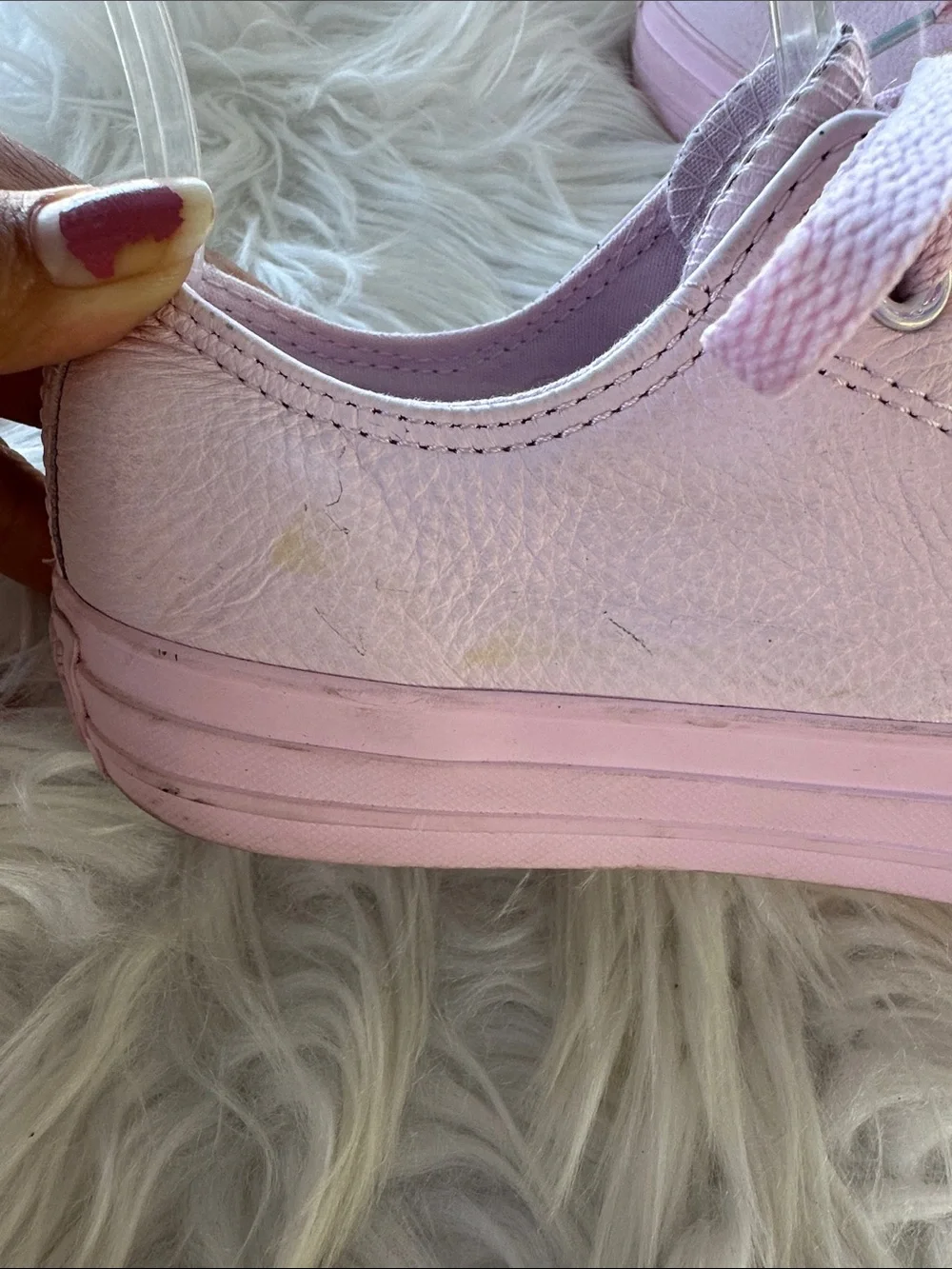 Converse soft pink